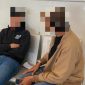 Petugas Imigrasi Ngurah Rai mengamankan WNA Australia berinisial BA setelah video yang diduga memperlihatkan aksi asusila di Bali viral di media sosial. (Foto: Kanim Ngurah Rai)