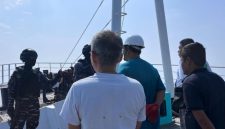 KRI Kerambit 627 TNI AL menggagalkan dugaan penyelundupan 1,3 ton narkotika yang diduga ketamin di perairan Tanjung Berakit, Kepri, Kamis (6/8/2026). (Foto: Dok. TNI AL)