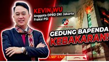 Anggota Komisi A DPRD DKI Fraksi PSI Kevin Wu menyoroti kebakaran gedung Bapenda. (Foto: Mercinews.com)