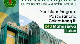 Universitas Islam Syekh Yusuf (UNIS) Tangerang menggelar Yudisium Program Pascasarjana Gelombang III, Kamis (30/7/2026). Sebanyak 243 mahasiswa dinyatakan lulus dan dijadwalkan mengikuti wisuda pada 27 Oktober 2026. (Foto: Mercinews.com)