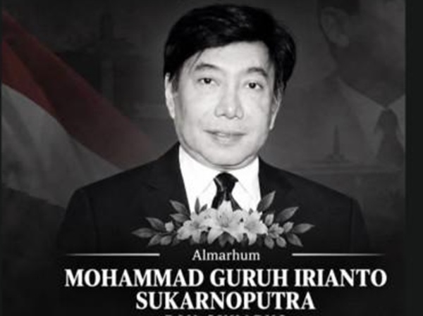 Guruh Soekarnoputra, putra bungsu Presiden pertama RI Soekarno pada usia 73 tahun, Sabtu (26/9/2026). (Foto: istimewa)