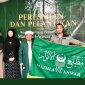 Ketua Umum PB Mathla'ul Anwar Dr. KH Jazuli Juwaini MA (tengah) melantik dan meresmikan kepengurusan Perwakilan Mathla'ul Anwar Belanda di Amsterdam, Sabtu (5/9/2026). (Foto: Dok. PB Mathla'ul Anwar)