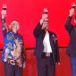 Ketua Umum Majelis Adat Sunda (Masda) Jabar Abah Anton (kedua dari kanan) bersama Wakil Ketua MPR-RI Bamsoet (kanan) dan Pengurus Perhimpunan Pengusaha Jiangxi Indonesia saat acara peringatan 10 tahun International Business Perhimpunan Pengusaha Jiangxi Kamar Dagang Tiongkok Indonesia yang digelar di Hotel Grand Mercure Kemayoran, Jakarta, Sabtu (12/9/2026). (Foto: Dok. Humas Masda Jabar) 