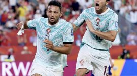 Portugal meraih kemenangan kedua secara beruntun di UEFA Nations League setelah menundukkan Norwegia 2-1 pada pertandingan Grup A4 di Ullevaal Stadion, Senin (28/9/2026) dini hari WIB. (Foto: Dok. UEFA)