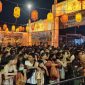 Ribuan umat antusias menghadiri puncak perayaan hari ulang tahun (HUT) ke-14 Yang Mulia (YM) Fab Zhu Kung di Kelenteng Fab Zhu Kung, Jalan Pulau Natuna, Kota Singkawang, Kalimantan Barat, Jumat (4/9/2026). (Foto: istimewa)