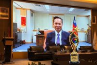 Taipei Economic and Trade Office (TETO) in Indonesia menerima Sudut Pandang Award 2026 sebagai Strategic Media Partner pada puncak HUT ke-11 Media Sudut Pandang di Jakarta, Kamis (3/9/2026). (Foto: Istimewa) 