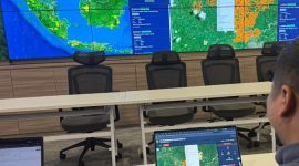 PTPN IV PalmCo memanfaatkan teknologi GeoPalm Dashboard untuk memperkuat mitigasi karhutla melalui integrasi data satelit, informasi geospasial dan kecerdasan buatan. (Foto: Dok. PTPN IV PalmCo)