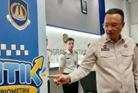 Dirjen Imigrasi, Hendarsam Marantoko meresmikan 