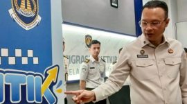 Dirjen Imigrasi, Hendarsam Marantoko meresmikan 