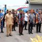 Wakil Jaksa Agung Prof. Asep N. Mulyana (ketiga dari kiri) bersama unsur pimpinan Mahkamah Agung, Kejaksaan Agung dan Polri saat kunjungan kerja terpadu di Kendari, Sulawesi Tenggara, Selasa (13/10/2026). (Foto: Dok. Puspenkum Kejagung)