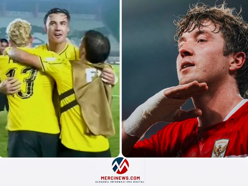 Indonesia dan Malaysia sama-sama menang besar atas lawannya  pada laga terakhir Grup A FIFA ASEAN Cup 2026, Kamis (1/10/2025). (Foto: Kolase Mercinews.com)