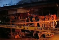 Ledakan terjadi di kawasan Pasar Cimanggis, Ciputat, Tangerang Selatan (Tangsel), Banten, pada Rabu (14/10/2026) malam sekitar pukul 18.30 WIB. (Foto: istimewa)