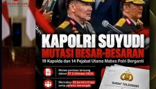 Kapolri Jenderal Pol Suyudi Ario Seto melakukan mutasi dan rotasi terhadap sejumlah Pati dan Pamen Polri. (Foto: Dok. Mercinews.com)
