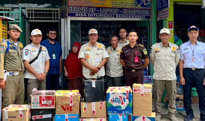 Operasi Gabungan pemberantasan peredaran barang kena cukai ilegal di Kabupaten Demak, Jawa Tengah. (Foto: istimewa)
