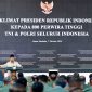 Presiden Prabowo Subianto memberikan taklimat kepada 800 Pati TNI dan Polri dari seluruh Indonesia di Kompleks Istana Kepresidenan Jakarta, Rabu (7/10/2026). (Foto: Dok. BPMI Setpres)