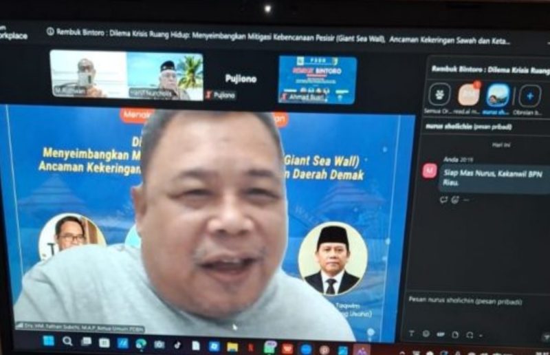 Paguyuban Demak Bintoro Nusantara (PDBN) menggelar diskusi daring Rembuk Bintoro bertajuk “Demak 2045”, Minggu (11/10/2026). (Foto: istimewa)
