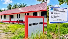 SMP PGRI 1 Tebas, Kabupaten Sambas, Kalimantan Barat. (Foto: istimewa)