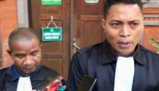 Kuasa Hukum RU menyampaikan keterangan pers usai sidang di PN Denpasar, Kamis (8/10/2026). (Foto: istimewa)