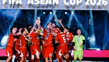 Timnas Indonesia meraih gelar juara FIFA ASEAN Cup 2026 setelah menundukkan Thailand pada laga final di Stadion Utama Gelora Bung Karno (SUGBK), Senayan, Jakarta, Senin (5/10/2026) malam. (Foto: istimewa)