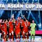 Timnas Indonesia meraih gelar juara FIFA ASEAN Cup 2026 setelah menundukkan Thailand pada laga final di Stadion Utama Gelora Bung Karno (SUGBK), Senayan, Jakarta, Senin (5/10/2026) malam. (Foto: istimewa)