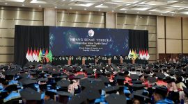 Universitas Islam Syekh-Yusuf (UNIS) Tangerang mewisuda 1.064 lulusan program sarjana dan pascasarjana dalam prosesi wisuda ke-51 di Indonesia Convention Exhibition (ICE) BSD, Tangerang, Banten, Selasa (27/10/2026). (Foto: istimewa)